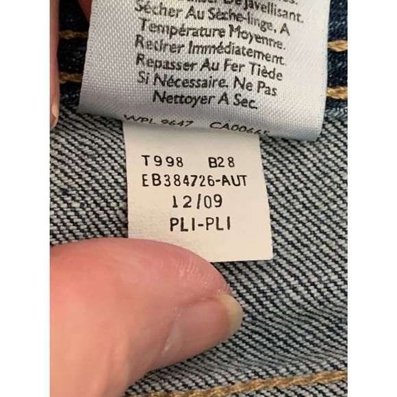 Eddie Bower High Rise Straight Leg Medium Wash Classic Fit Jeans 6 - Picture 9 of 10